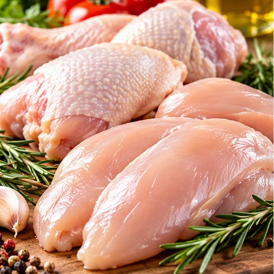 Raw chicken cuts – poultry